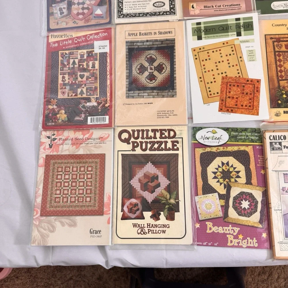 Vintage Quilt Patterns And Projects 15 Patterns In Lot Grandmothers Collection
